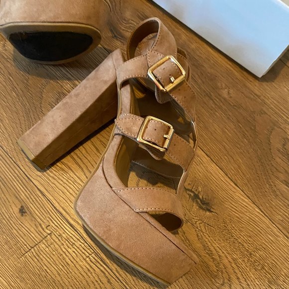 Bamboo Elegant sandals with high platform - Picture 2 of 7